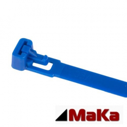 500 Stck Kabelbinder Lsbar 540 x 7,6 mm - Blau